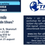 Stockholm, Sweden - TRE™ Intro Workshop (open to general public, given in Swedish)