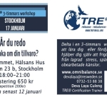 Stockholm, Sweden - TRE™ 3-timmars workshop(öppen för alla)