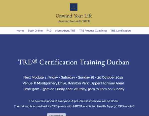TRE® Module 1 Durban South Africa
