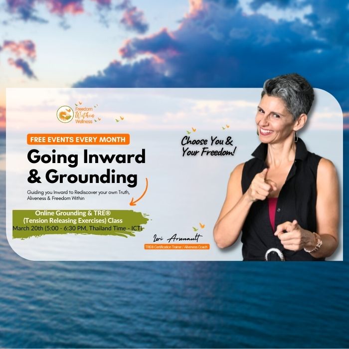Online Grounding & TRE® (Tension & Releasing Exercises) Class with Lori (Chiang Mai, Thailand)