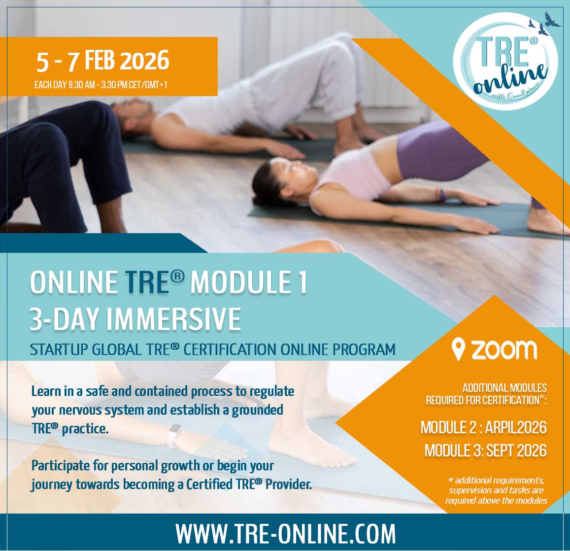 TRE™ Global Certification Training – Module 1 English  [EUROPE]