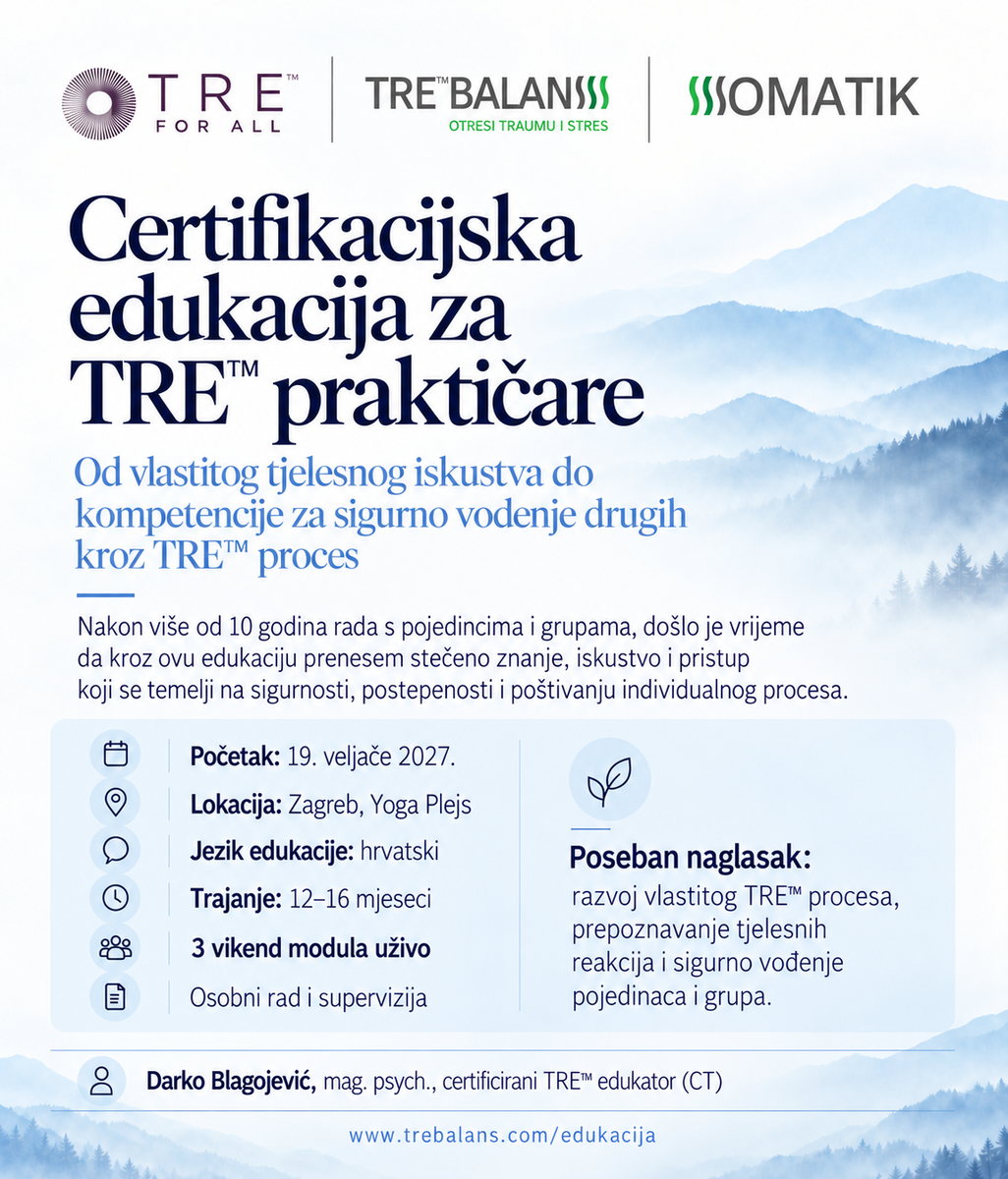 TRE™ Global Certification Training in Croatian with Darko Blagojević [Zagreb, Croatia]